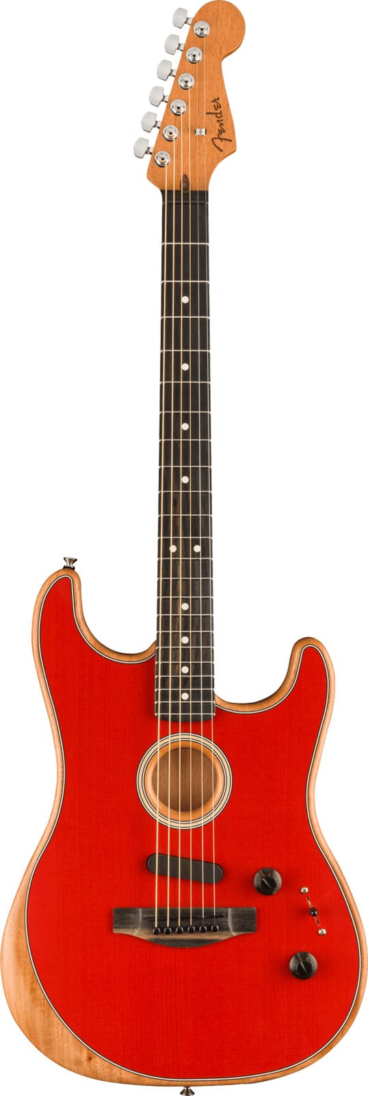 FENDER AMERICAN ACOUSTASONIC STRAT EBO, DAKOTA RED