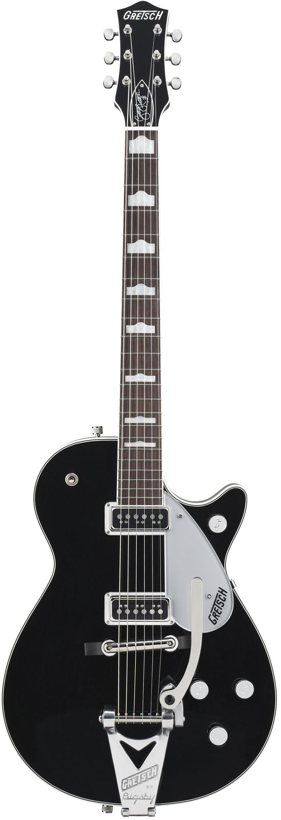 GRETSCH GUITARS G6128T-GH GEORGE HARRISON SIGNATURE DUO JET WITH BIGSBY RW, BLACK