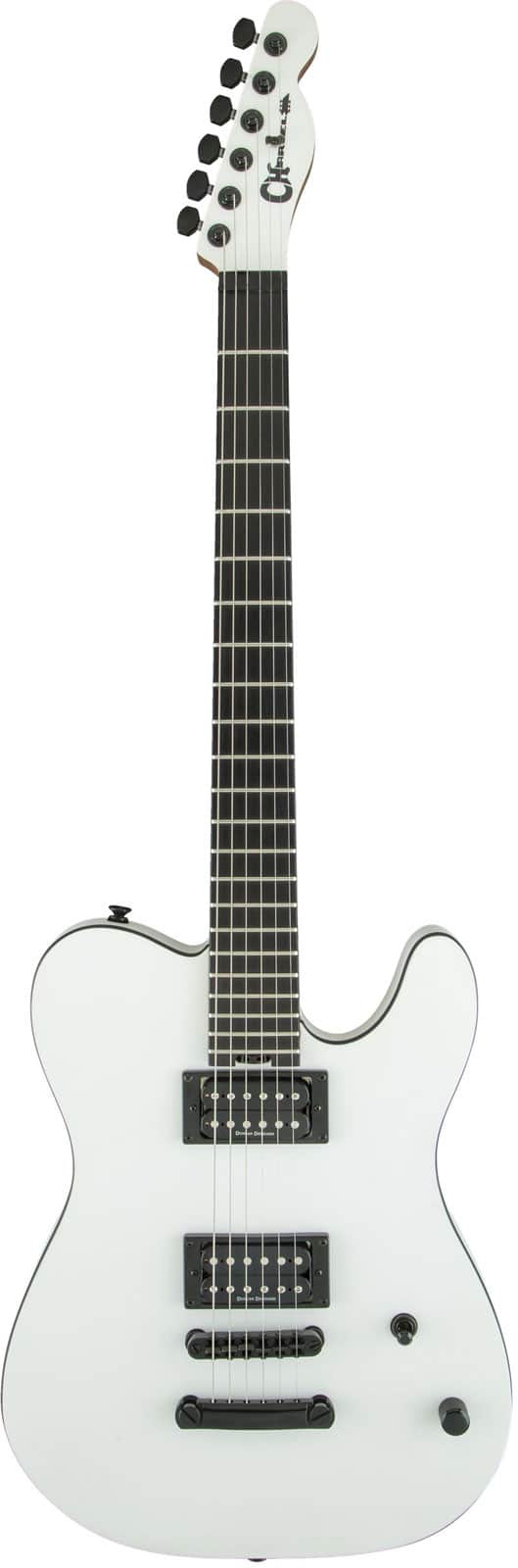 CHARVEL JOE DUPLANTIER SIGNATURE PRO-MOD SAN DIMAS STYLE 2 HH EBO, SATIN WHITE