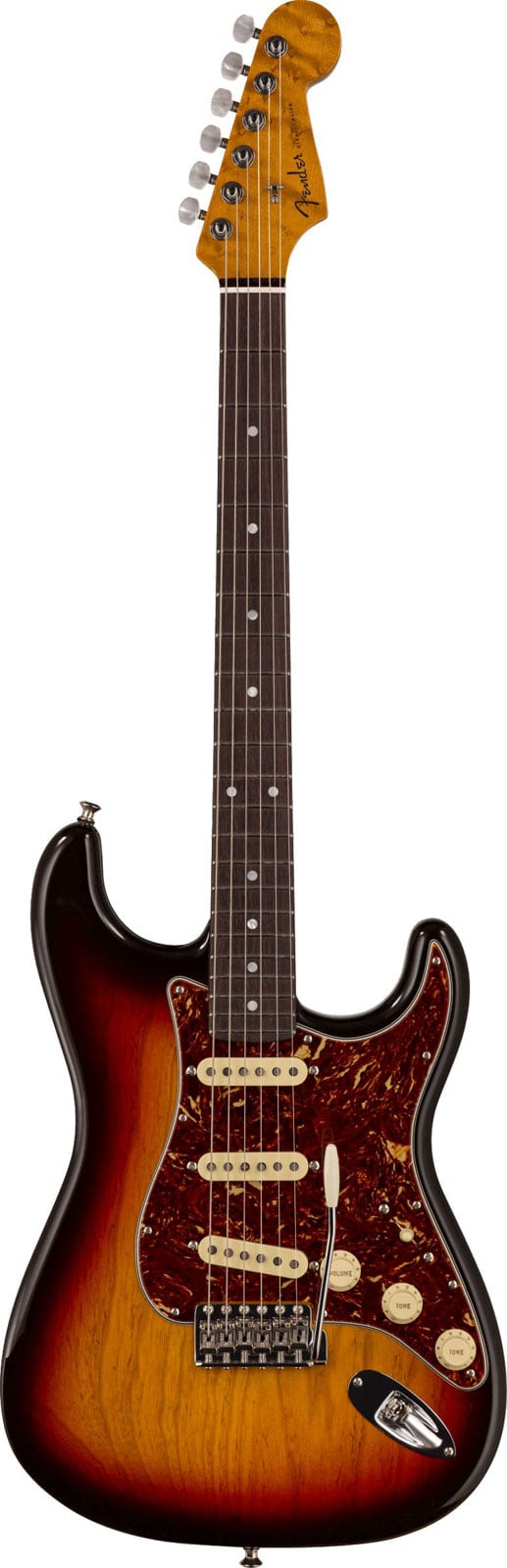 FENDER CUSTOM SHOP AMERICAN CUSTOM 2023 AMERICAN CUSTOM STRATOCASTER RW CHOCOLATE 3-COLOR SUNBURST