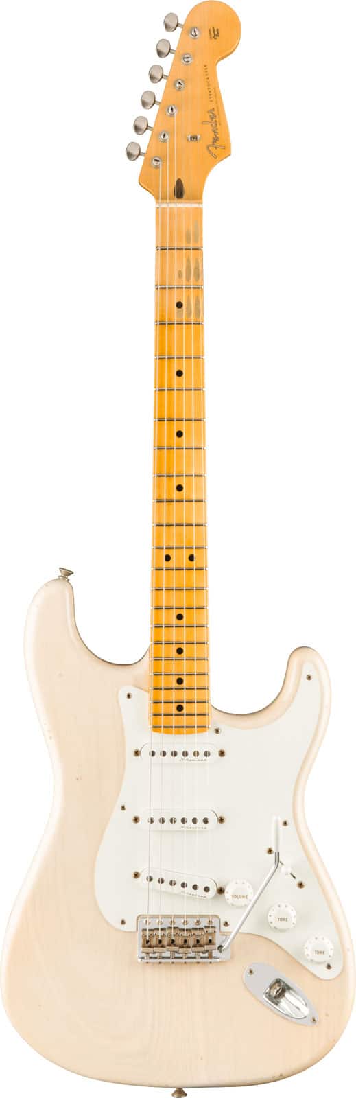 FENDER CUSTOM SHOP ARTIST 2023 ERIC CLAPTON SIGNATURE STRATOCASTER JOURNEYMAN RELIC AGED WHITE BLONDE