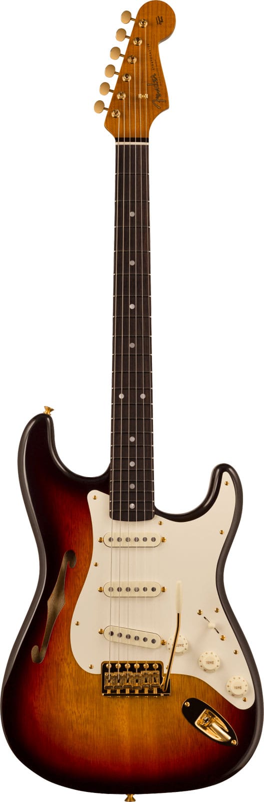 FENDER CUSTOM SHOP ARTISAN KORINA STRATOCASTER RW CHOCOLATE 3-COLOR SUNBURST