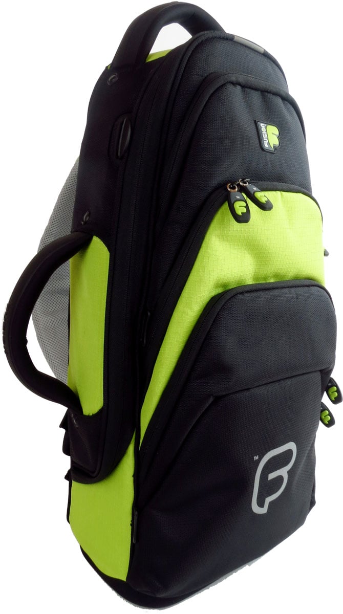 FUSION BAGS FUNDA TROMPETTE BLACK/GREEN LIME PB-04-L