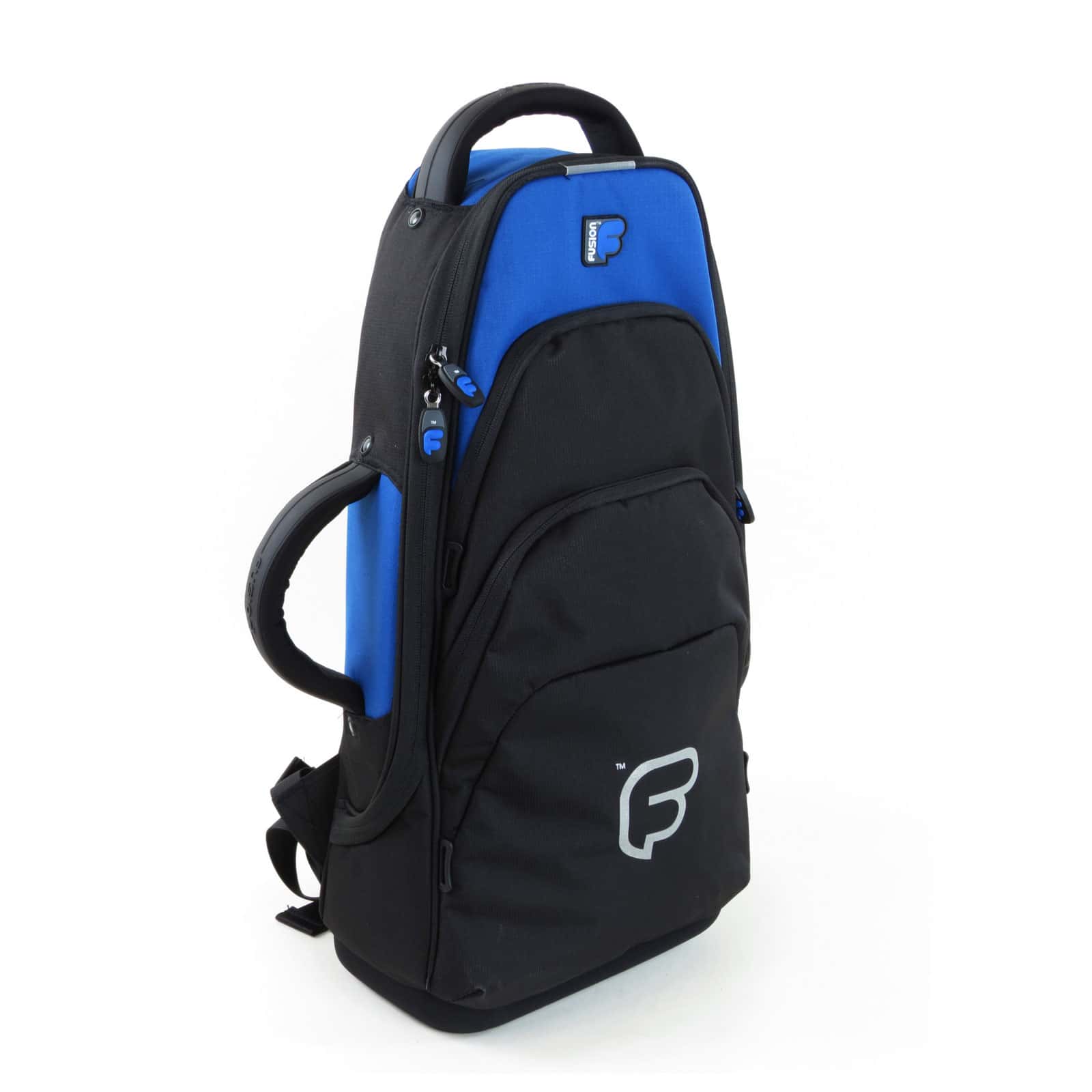 FUSION BAGS FUNDA TROMPETA NEGRO Y AZUL UB-03-B 