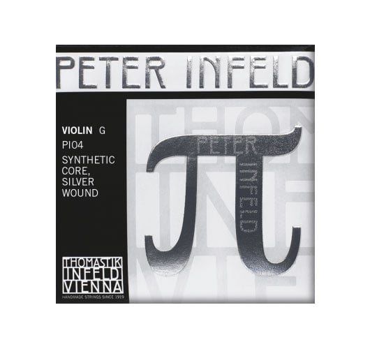 THOMASTIK STRINGS VIOLIN CORE SYNTHETIQUE PETER INFELD G SILVER PI04