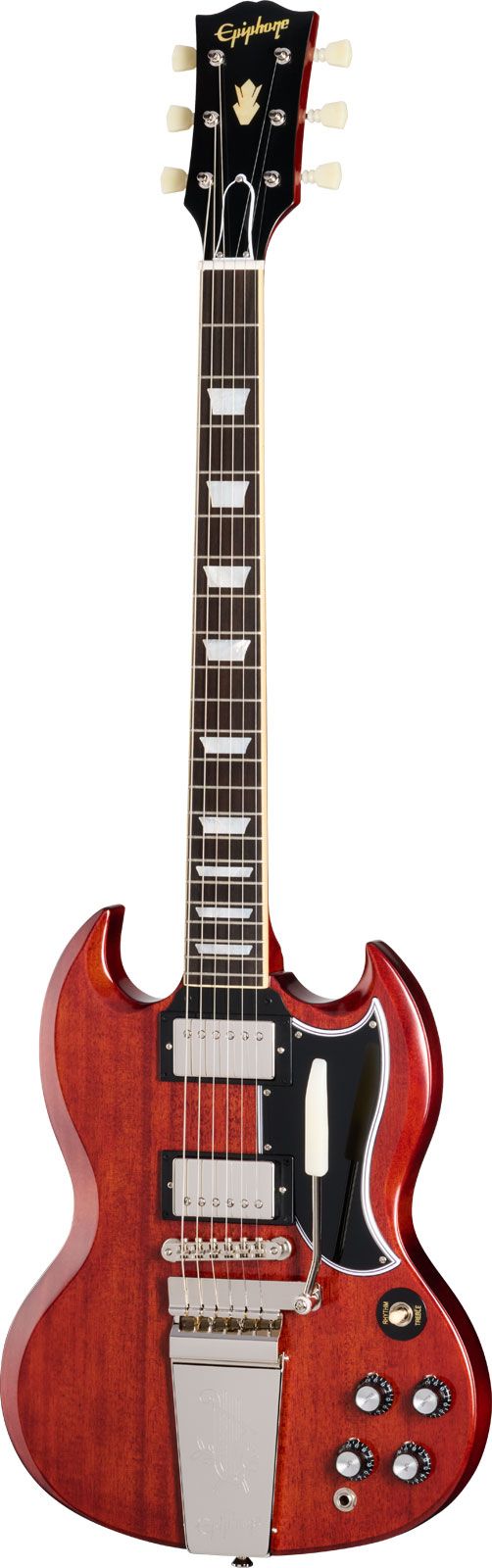 EPIPHONE Sg Standard With Maestro Vibrola Reissue 1964 Cherry Red