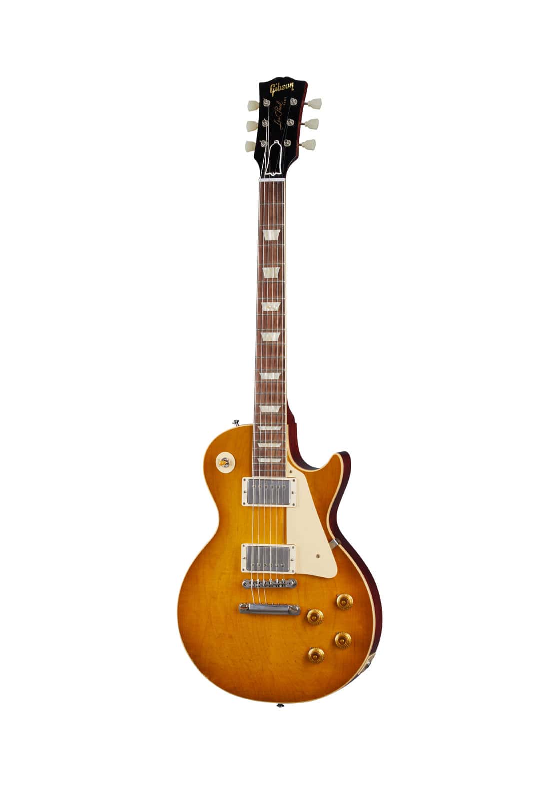 GIBSON CUSTOM LES PAUL STANDARD 1958 REISSUE LIGHT AGED LEMON BURST CS MLC