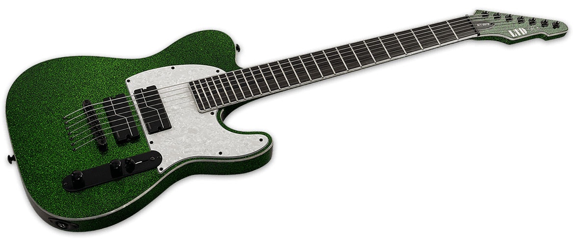 LTD GUITARS STEPHEN CARPENTER MODEL 600 GLITTER GREEN