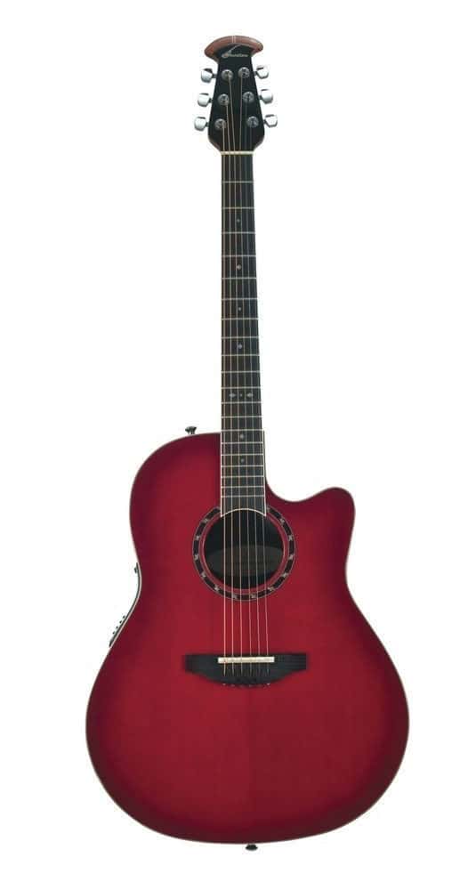 OVATION GUITARRA ELECTRO-ACÚSTICA STANDARD BALLADEER DEEP CONTOUR CUTAWAY CHERRY CHERRY BURST