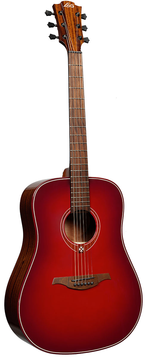 LAG TRAMONTANE SPECIAL T-RED-D DREADNOUGHT RED BURST