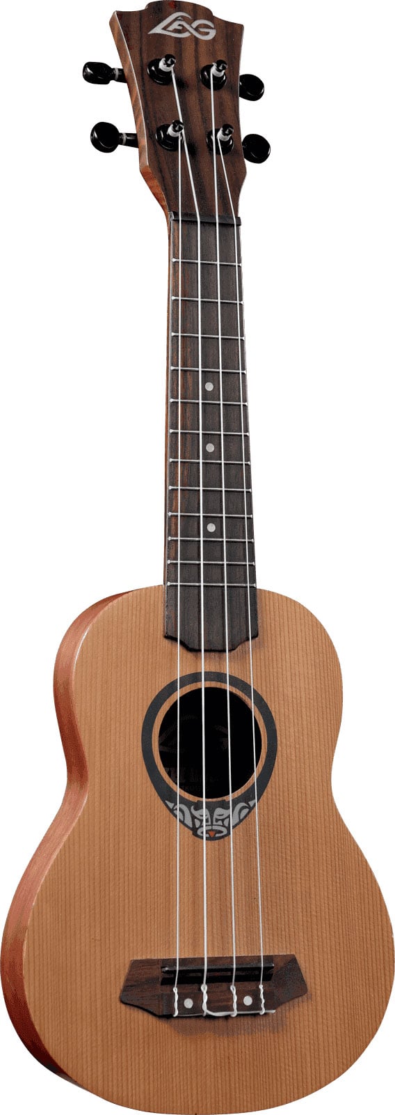 LAG TIKI BABY TKU130S UKULELE SOPRANO SLIM ARCHED BACK