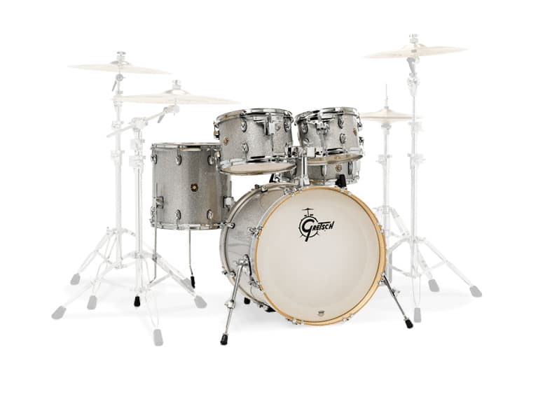 GRETSCH DRUMS CATALINA MAPLE 5 FUTS 22/10/12/16/14SD SILVER SPARKLE CM1-E825-SS 
