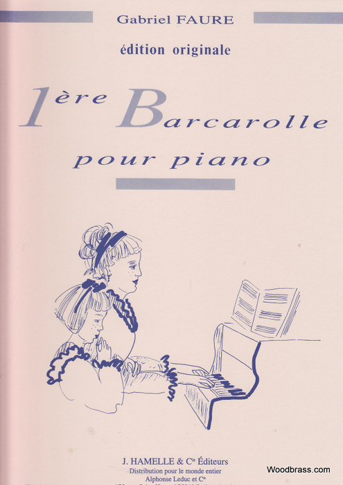 LEDUC FAURE G. - BARCAROLLE N°1 OP.26 - PIANO