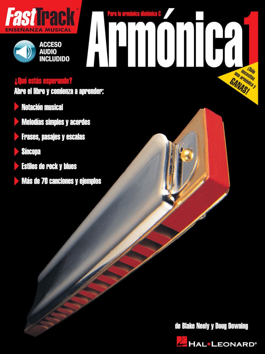 HAL LEONARD FAST TRACK ARMONICA 1 HARM + AUDIO TRACKS - HARMONICA