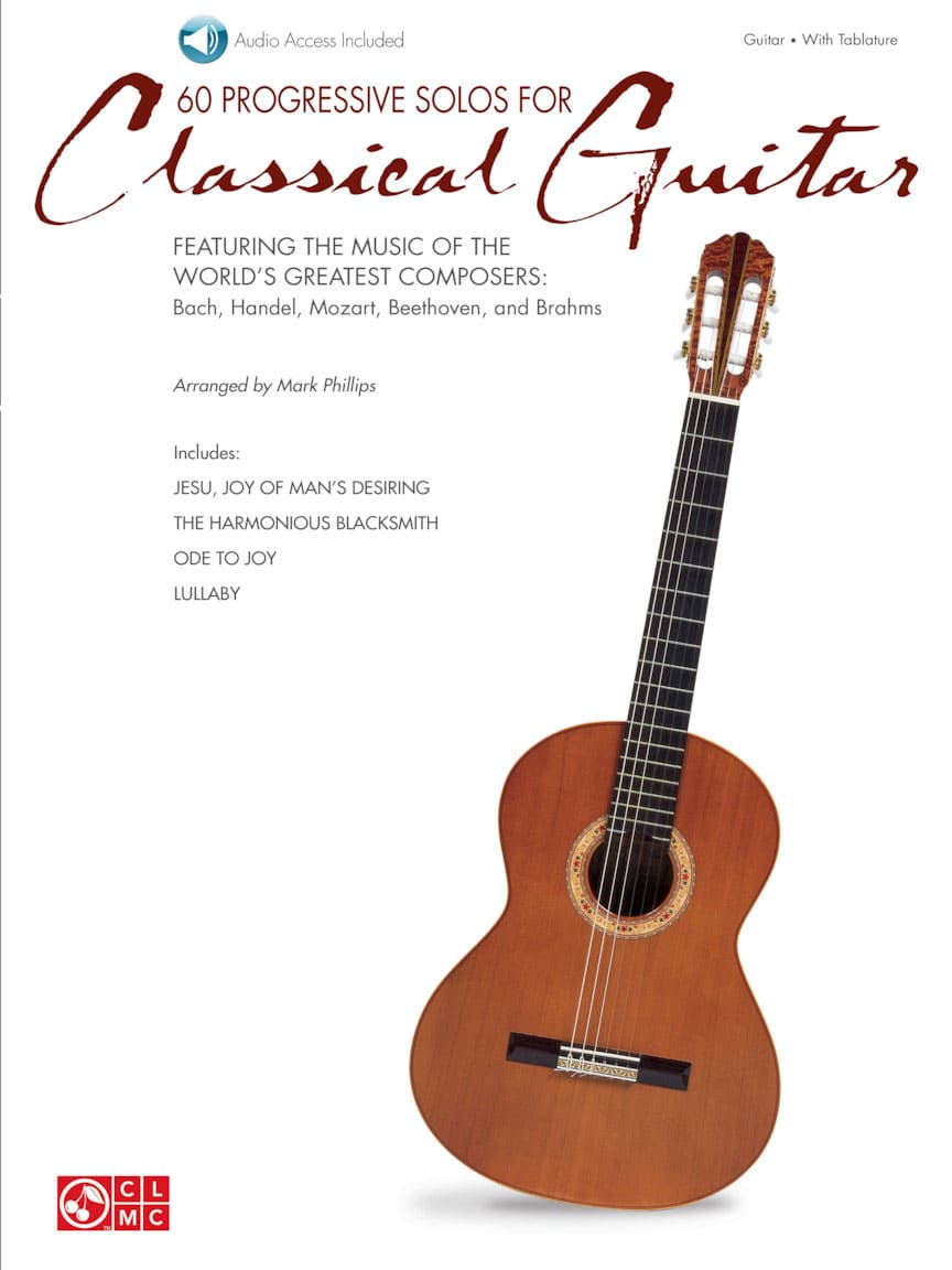 HAL LEONARD 60 PROGRESSIVE SOLOS FOR CLASSICAL GUITAR + AUDIO TRACKS - GUITAR