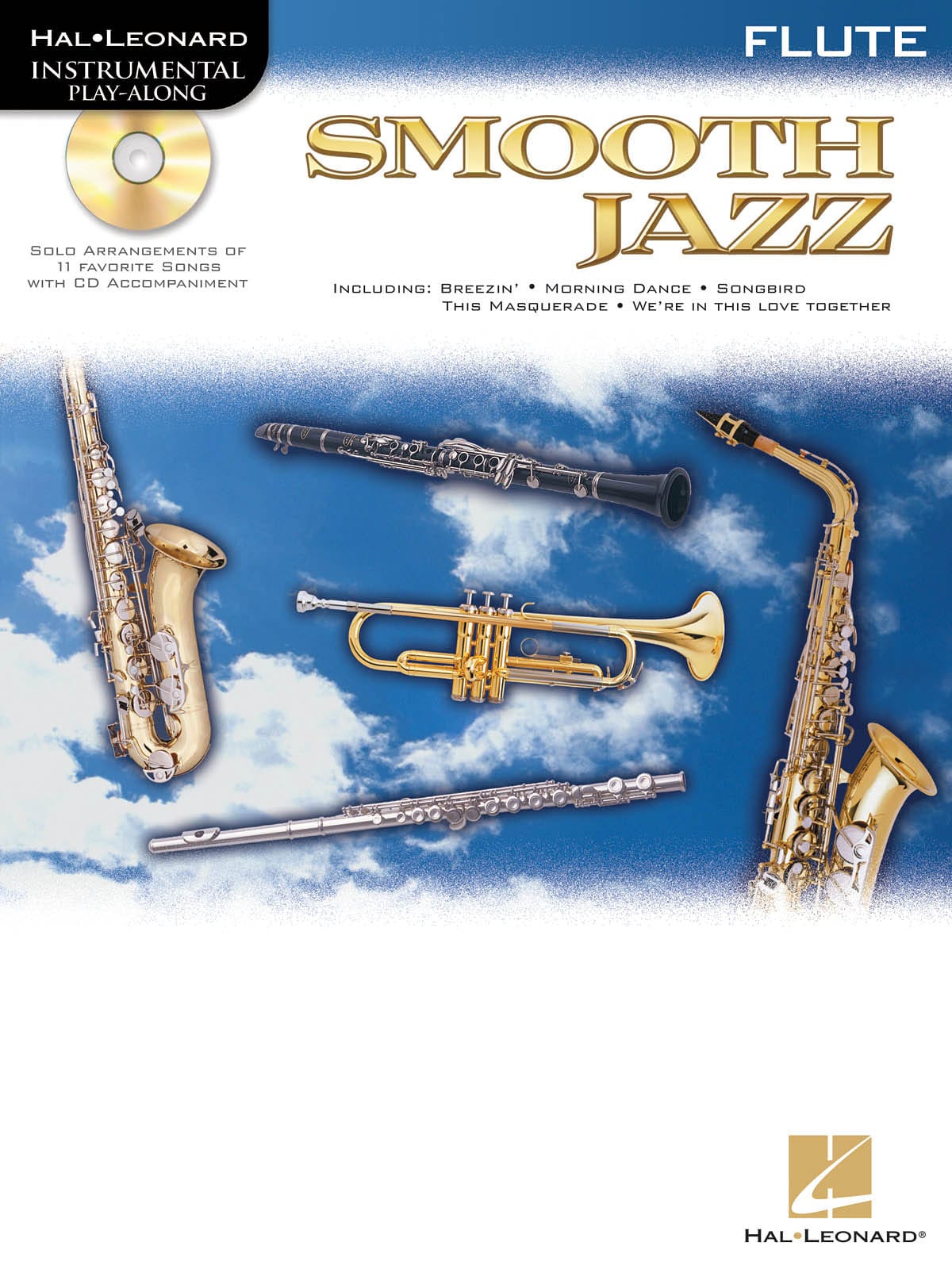 HAL LEONARD SMOOTH JAZZ - FLUTE TRAVERSIERE (BOOK + CD)