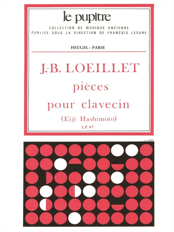 HEUGEL LOEILLET J.B. - PIECES DE CLAVECIN
