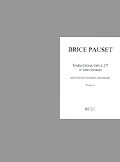 LEMOINE PAUSET B./ WEBERN A. - VARIATIONS OP.27 - PIANO, ENSEMBLE