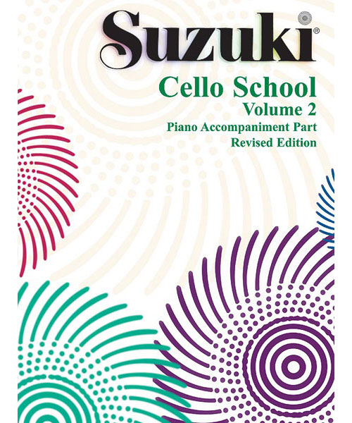 ALFRED PUBLISHING SUZUKI - CELLO SCHOOL VOL.2 - ACCOMPAGNEMENT DE PIANO