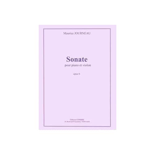 COMBRE JOURNEAU MAURICE - SONATE OP.6 - VIOLON ET PIANO