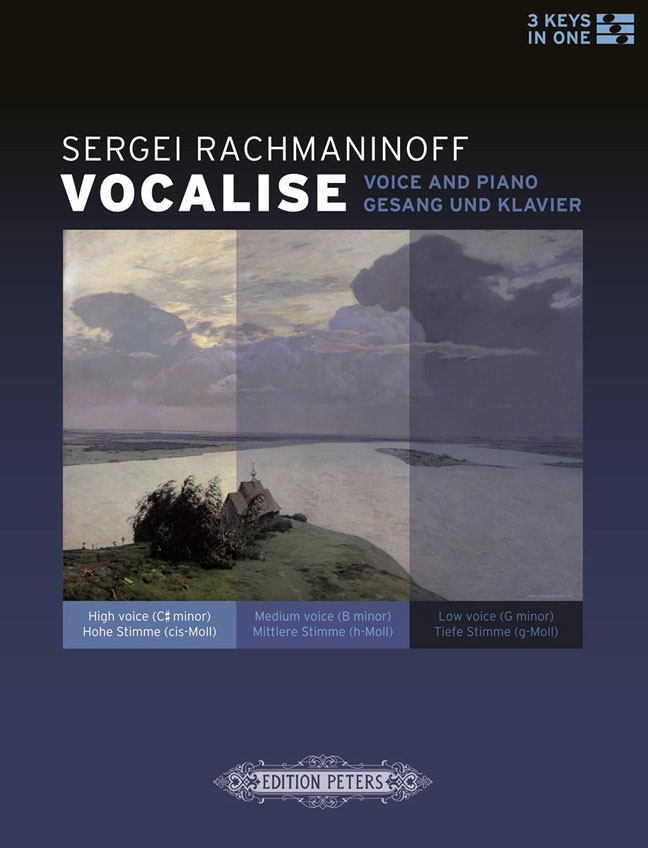 EDITION PETERS RACHMANINOFF S. - VOCALISE - VOIX ET PIANO