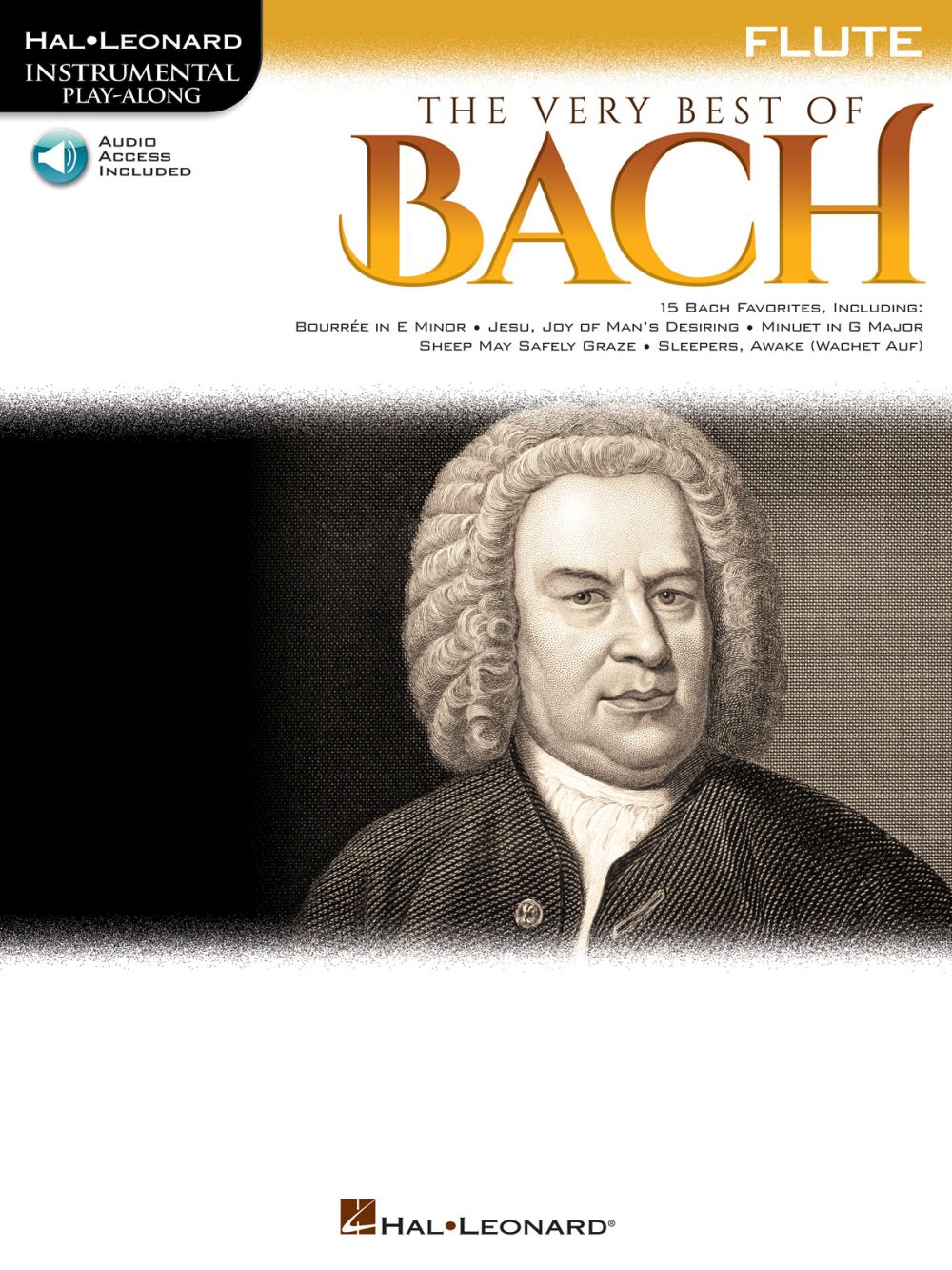 HAL LEONARD THE VERY BEST OF BACH - FLUTE PLAY ALONG