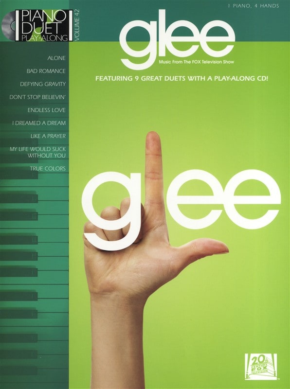 HAL LEONARD PIANO DUET PLAY ALONG VOL 42 GLEE PIANO DUET + CD - PIANO DUET