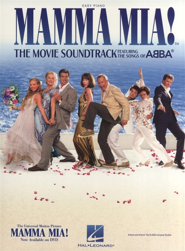 UNIVERSAL MUSIC PUBLISHING ABBA MAMMA MIA! THE MOVIE SOUNDTRACK - PIANO SOLO