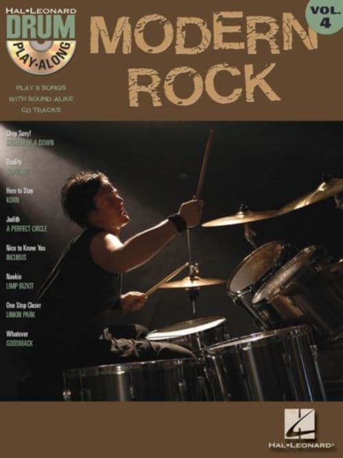 HAL LEONARD MODERN ROCK - DRUM PLAY ALONG VOL.04