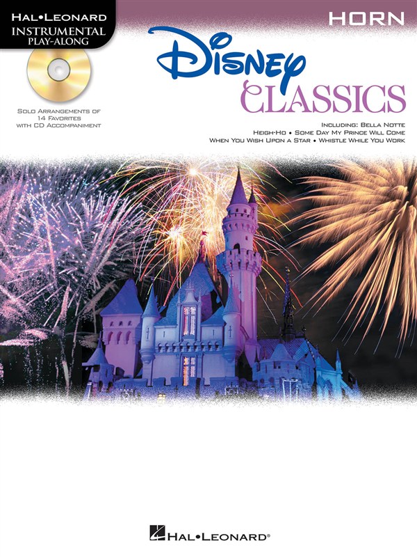 HAL LEONARD DISNEY CLASSICS INSTRUMENTAL PLAY ALONG - + CD - HORN