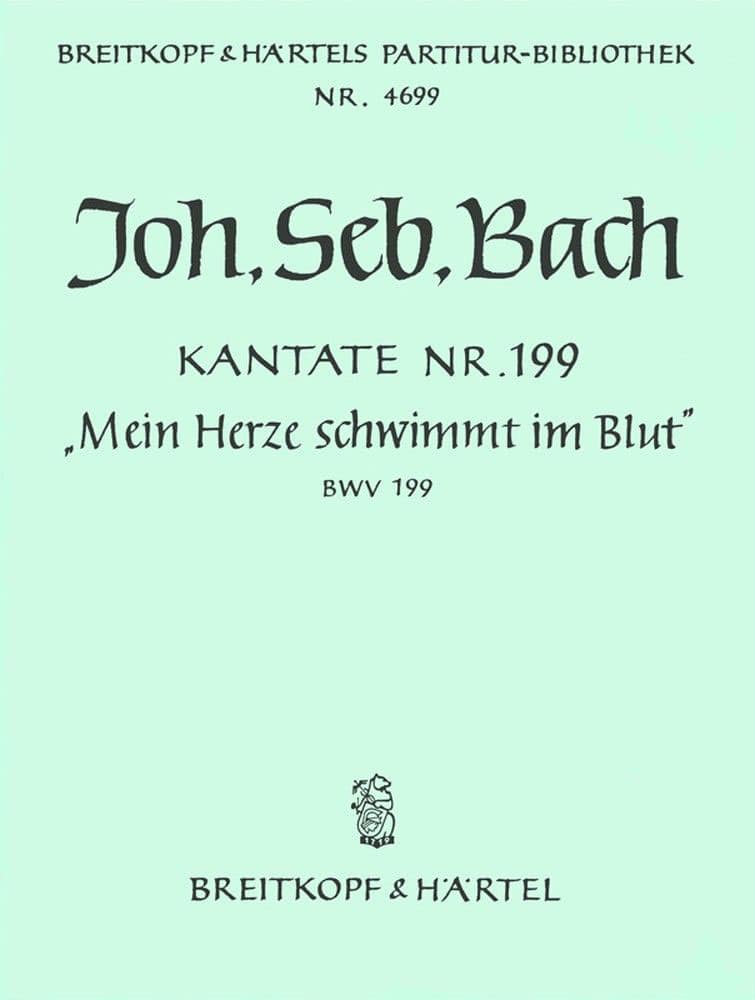 EDITION BREITKOPF BACH JOHANN SEBASTIAN - KANTATE 199 MEIN HERZE SCHWIMM - SOPRANO, ORCHESTRA