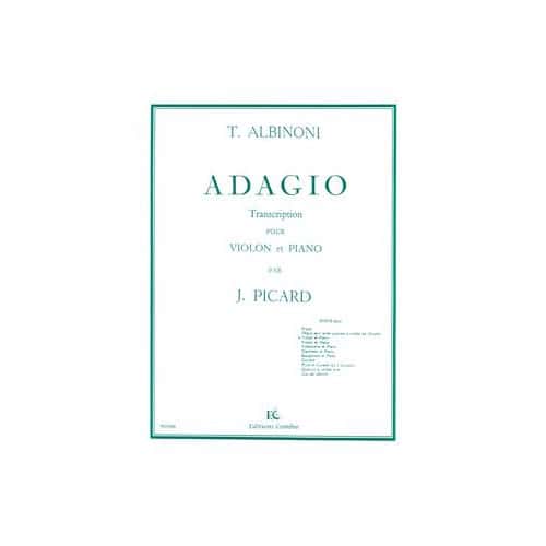 COMBRE ALBINONI T. - ADAGIO - VIOLON ET PIANO 
