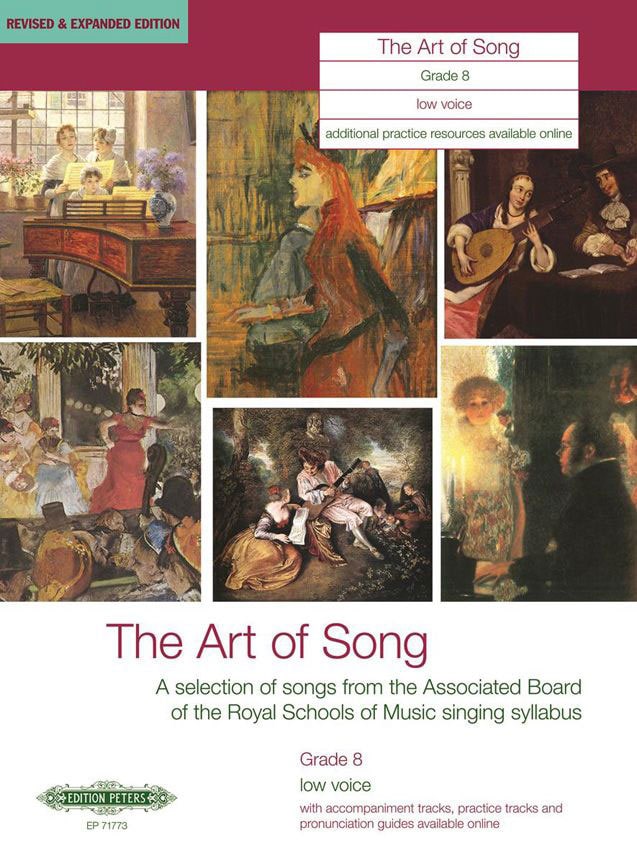EDITION PETERS ART OF SONG (REVISED & EXPANDED EDITION) GRADE 8 - LOW VOICE AND PIANO (PER 10 MINIMUM)