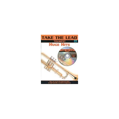 FABER MUSIC TAKE THE LEAD - HUGE HITS + CD - TRUMPET AND PIANO 