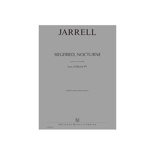 LEMOINE JARRELL MICHAEL - SIEGFRIED, NOCTURNE - BARYTON & PIANO