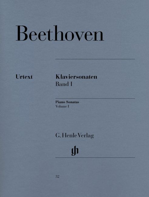 HENLE VERLAG BEETHOVEN L.V. - PIANO SONATAS, VOLUME I