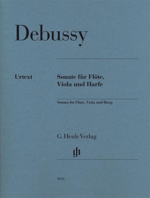 HENLE VERLAG DEBUSSY C. - SONATE POUR FLUTE, ALTO & HARPE