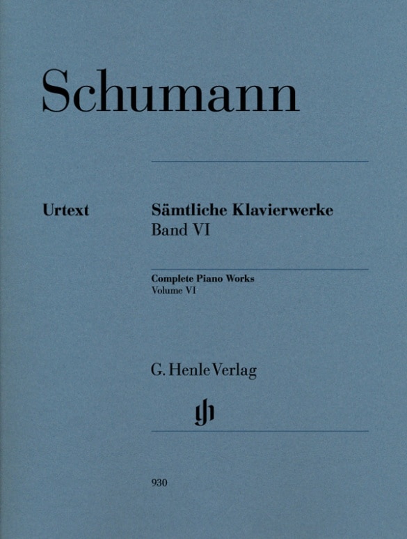 HENLE VERLAG SCHUMANN R. - COMPLETE PIANO WORKS, VOLUME VI 