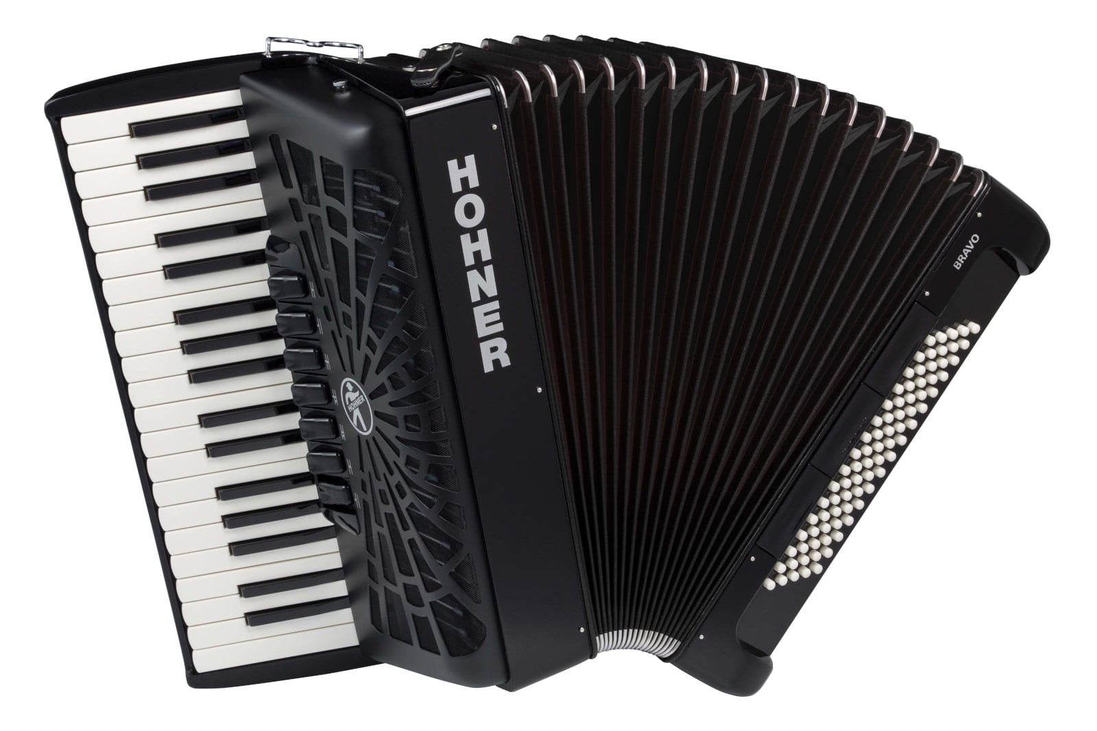 HOHNER ACORDEN CROMTICO PIANO KEY BRAVO III 80 BLACK 