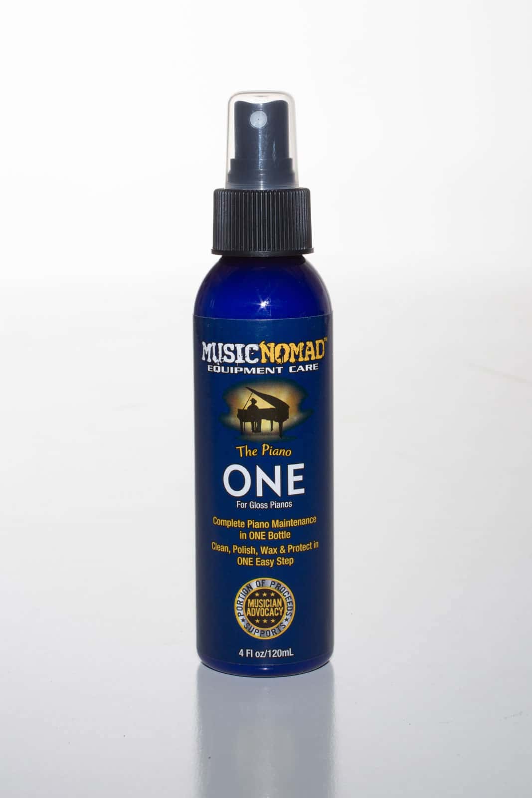 MUSICNOMAD MN130 THE PIANO ONE - ALL IN 1 CLEANER, POLISH, WAX FOR GLOSS PIANOS