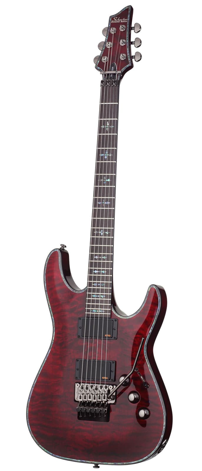 SCHECTER C-1 HELLRAISER FR BLACK CHERRY