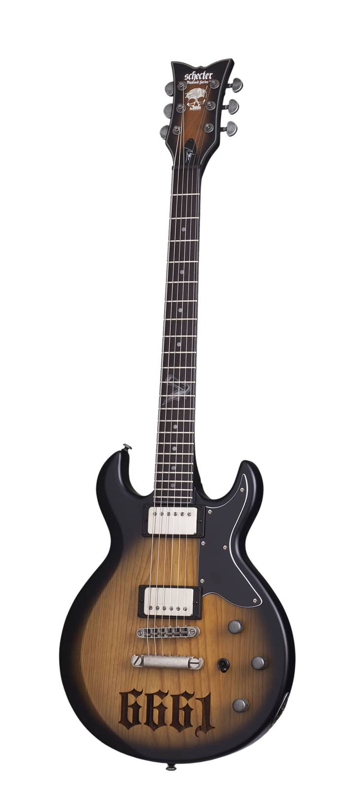 SCHECTER ZV-6661 SATIN BLACKBURST