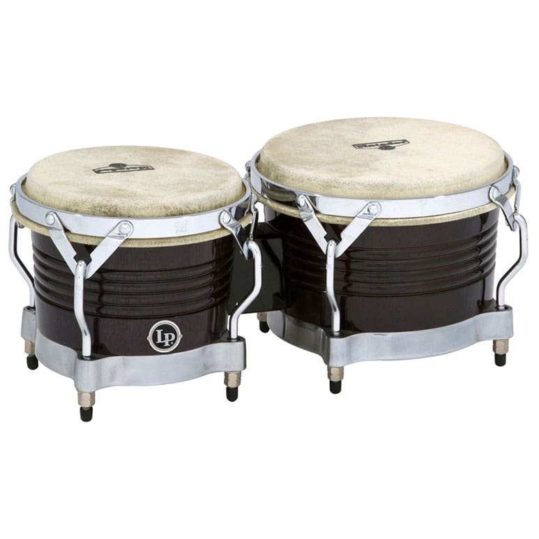 LP LATIN PERCUSSION M201-BKWC BONGOS MATADOR MADERA NEGRO