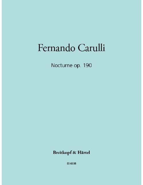 EDITION BREITKOPF CARULLI F. - NOCTURNE OP. 190