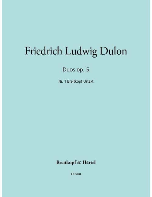 EDITION BREITKOPF DULON FRIEDRICH LUDWIG - DUO OP. 5/1 - 2 FLUTE