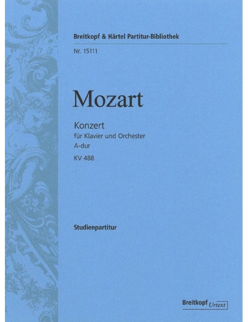 EDITION BREITKOPF MOZART WOLFGANG AMADEUS - KLAVIERKONZERT 21 C-DUR KV 467 - STUDIEN-PARTITUR