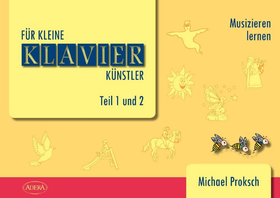 EDITION BREITKOPF PROKSCH MICHAEL - FUR KLEINE KLAVIERKUNSTLER TEIL 1+2 - PIANO