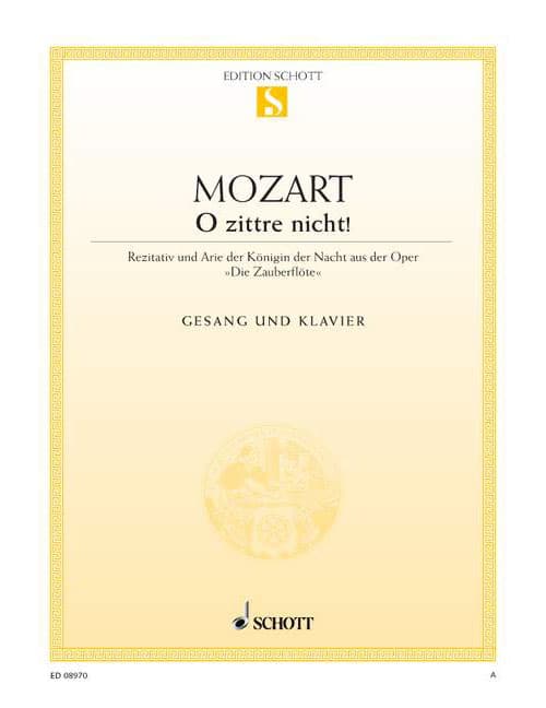 SCHOTT MOZART W.A. - THE MAGIC FLUTE - COLORATURA SOPRANO AND PIANO
