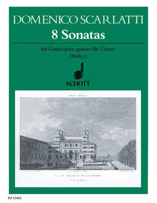 SCHOTT SCARLATTI DOMENICO - 8 SONATAS - GUITAR