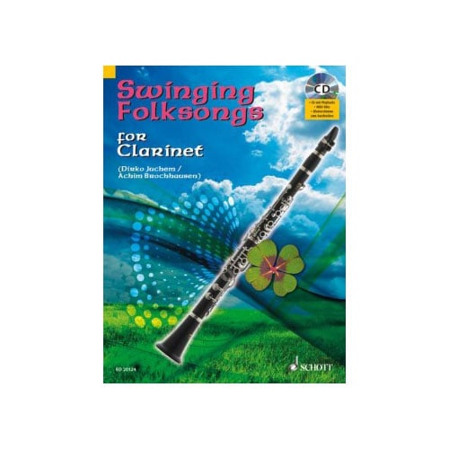 SCHOTT SWINGING FOLKSONGS FOR CLARINET - CLARINET